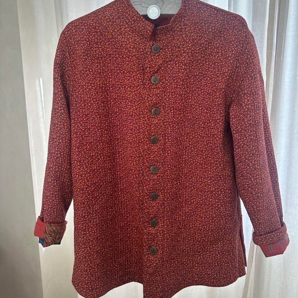 Rare Multiples Red Reversible Jacket - Size Medium - Picture 1 of 5